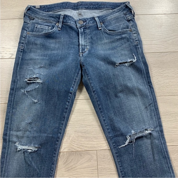 Citizens of Humanity The Racer Skinny Jeans in Distressed Gaze - Picture 3 of 12